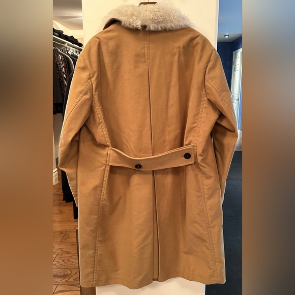 TOM FORD Overcoat with Faux Fur Trim and Satin Lining - US 2XL - Picture 2 of 6
